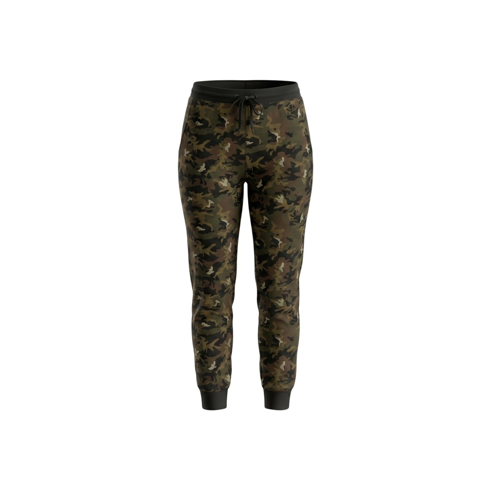 Polo Ralph Lauren Mens Camo‎ Thermal Jogger Pants Green Waffle Knit Lounge Large